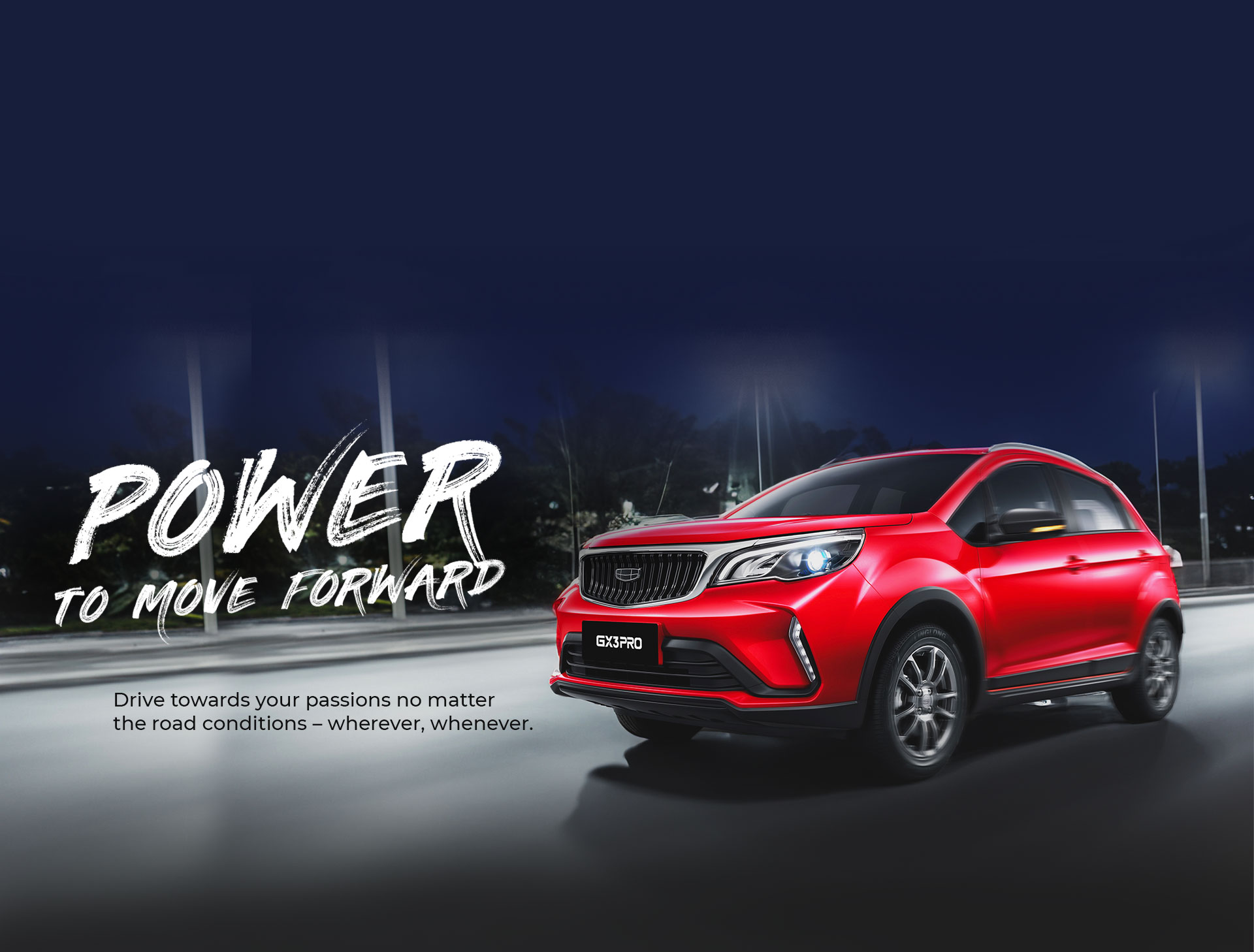 gx3 pro power to move forward